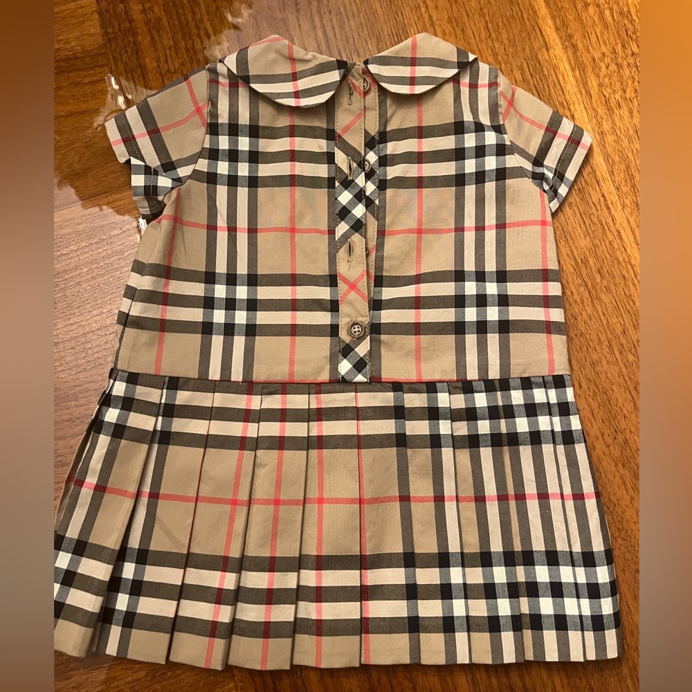 Burberry 6M Baby Dress in Classic Plaid